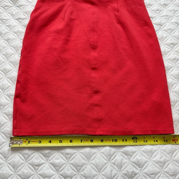 Monteau Los Angeles Coral Bodycon Spaghetti Strap Halter Mini Dress - Size XS - Picture 6 of 10